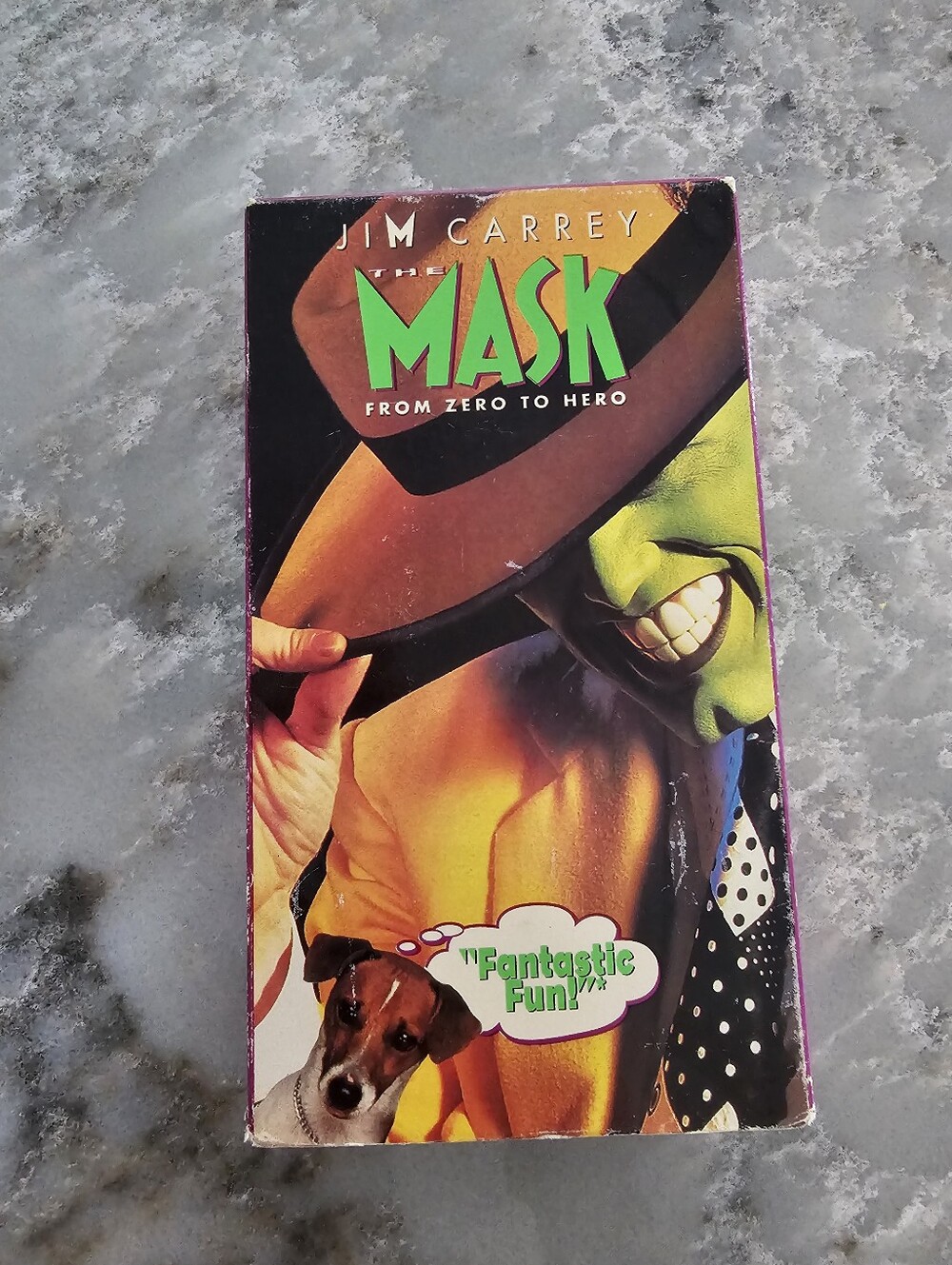 The Mask VHS 1995 Jim Carrey Cameron Diaz New Line Home Video